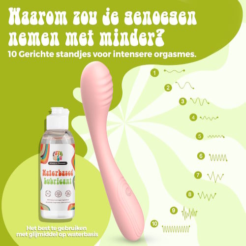 PureVibe Gigi pastellrosa g-spot vibrator