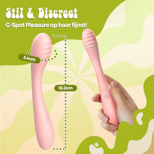 PureVibe Gigi pastellrosa g-spot vibrator