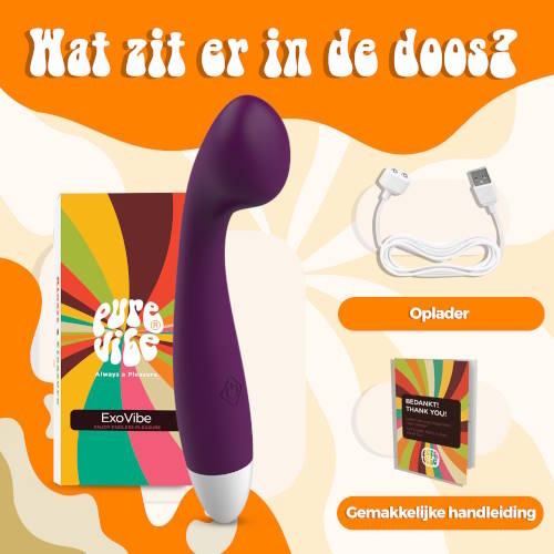 PureVibe ExoVibe violett g-spot vibrator