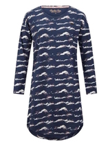 Charlie Choe Mystische Träume navy-blau/print nachtkleid