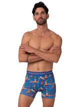 Muchachomalo Owl kobalt boxershort