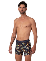 Muchachomalo Bananas navy-blau/print boxershort