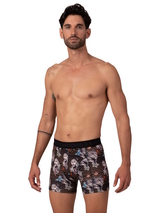 Muchachomalo Leopard schwarz/print boxershort