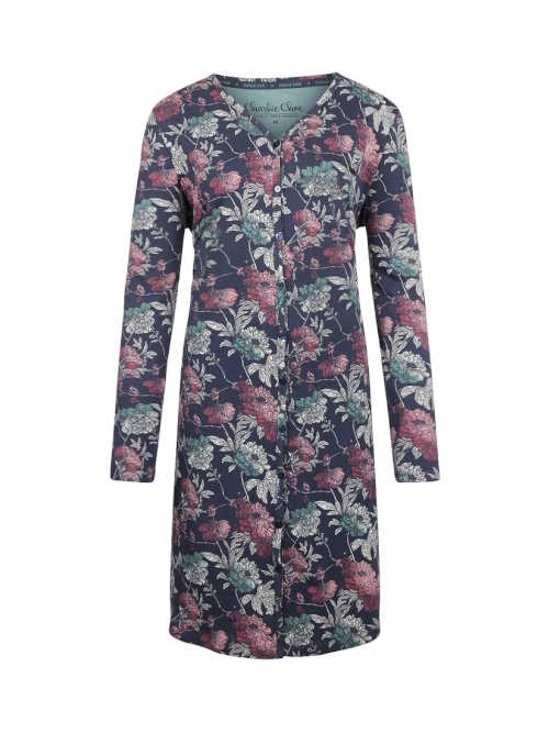 Charlie Choe Cold Days blau/print nachtkleid