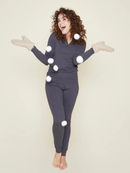 Charlie Choe Cold Days anthrazit legging