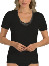 Entex Liesl schwarz frauen thermo t-shirt