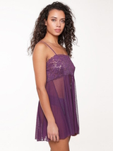 LingaDore Majesty purple violett slipdress