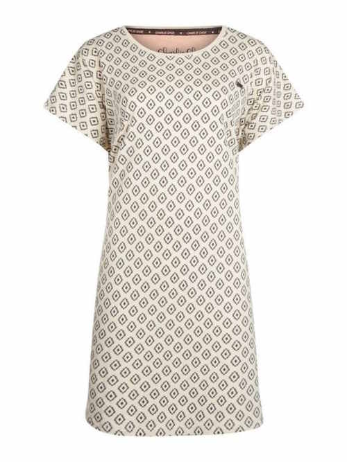 Charlie Choe T- Howdy braun/print nachtkleid