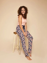 Charlie Choe Viel Glück navy-blau/print pyjamahose