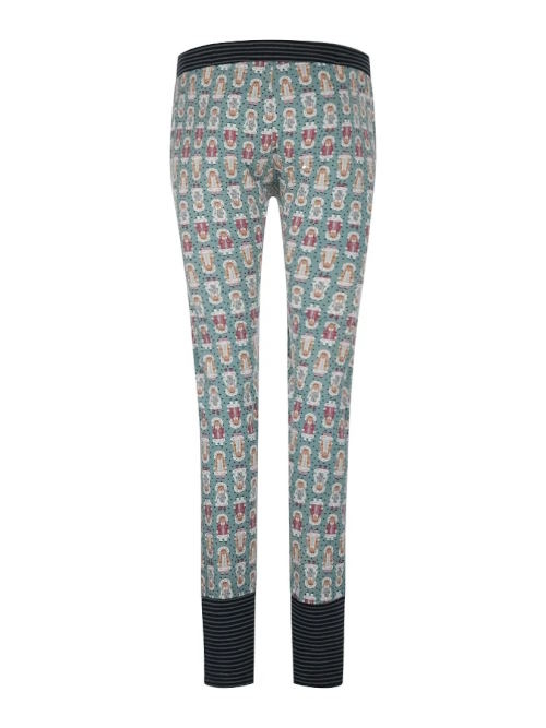 Charlie Choe Cold Days grün/print pyjamahose