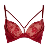 After Eden Thirza dunkelrot push up bh