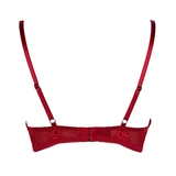 After Eden Thirza dunkelrot push up bh