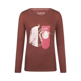 Charlie Choe Warm Nights braun schlafshirt