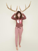 Charlie Choe Warm Nights brand/pink pyjamahose