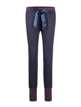 Charlie Choe Cold Days navy-blau/print pyjamahose