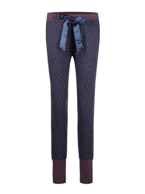 Charlie Choe Cold Days navy-blau/print pyjamahose