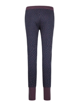 Charlie Choe Cold Days navy-blau/print pyjamahose