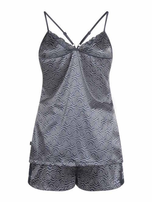 Charlie Choe Viel Glück navy-blau/print shortama