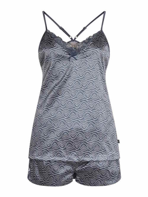 Charlie Choe Viel Glück navy-blau/print shortama