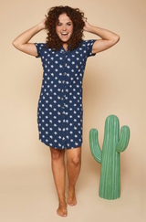 Charlie Choe RODEO navy-blau/weiß nachtkleid