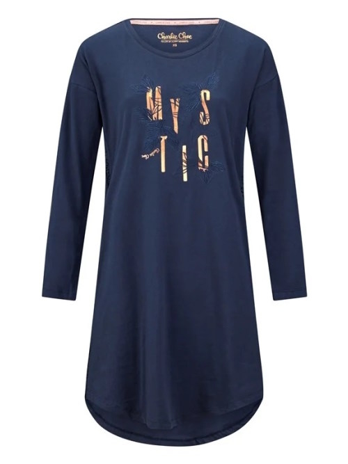 Charlie Choe Mystische Träume navy-blau nachtkleid