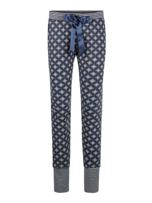 Charlie Choe Cold Days navy-blau/print pyjamahose