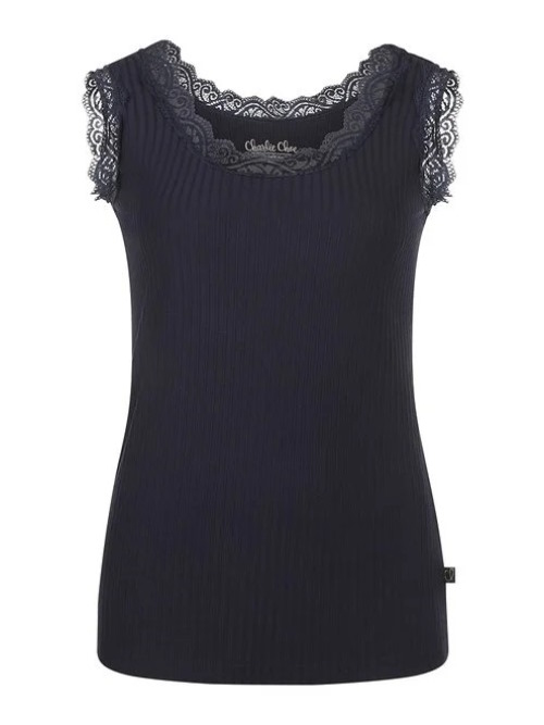 Charlie Choe Viel Glück navy-blau schlafshirt