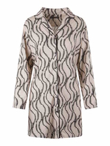 LingaDore Nacht Smoke weiß/print nachtkleid