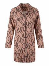 LingaDore Nacht Smoke pink/print nachtkleid