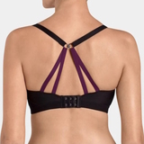 Triumph Free Motion schwarz/violett sport bh