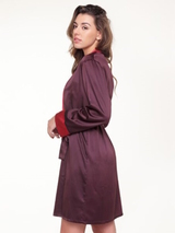 LingaDore Nacht Winetasting weinrot kimono