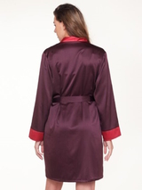 LingaDore Nacht Winetasting weinrot kimono