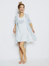 Charlie Choe La Vie Boheme baby blau nachtkleid