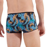 HOM Chico blau/print sport trunk