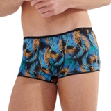 HOM Chico blau/print sport trunk