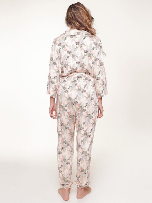 LingaDore Nacht Autumn Leaves braun/print jumpsuit
