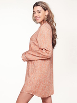 LingaDore Nacht  Bisque Autumn braun/print nachtkleid