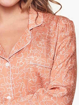 LingaDore Nacht  Bisque Autumn braun/print nachtkleid