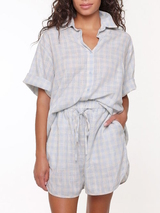 LingaDore Nacht  Hot summer nights baby blau shortama