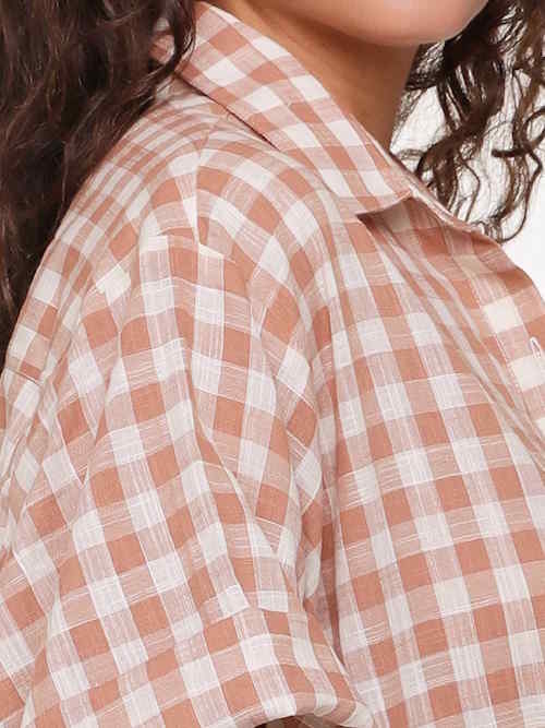 LingaDore Nacht  Hot summer nights braun/print shortama