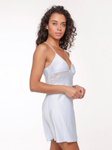 LingaDore Nacht Ballad Blue baby blau slipdress