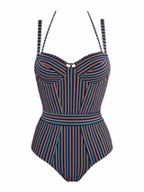 Marlies Dekkers Bademode Holi Vintage navy-blau/print badeanzüge