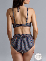 Marlies Dekkers Bademode Holi Vintage navy-blau/print unwattierter bikini bh
