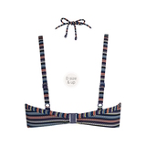 Marlies Dekkers Bademode Holi Vintage navy-blau/print unwattierter bikini bh