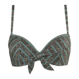 Marlies Dekkers Bademode Bebali grün/print push up bikini bh