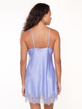 LingaDore Nacht Misty Blue blau slipdress