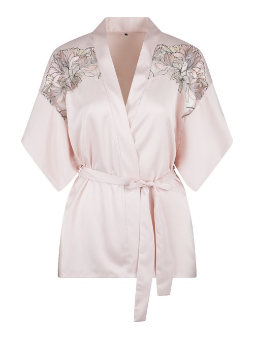 LingaDore Nacht Shell blush kimono