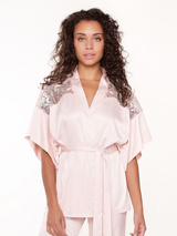 LingaDore Nacht Shell blush kimono