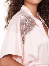 LingaDore Nacht Shell blush kimono