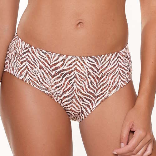 LingaDore Strand  Crazy wild & fun  braun/print bikini slip